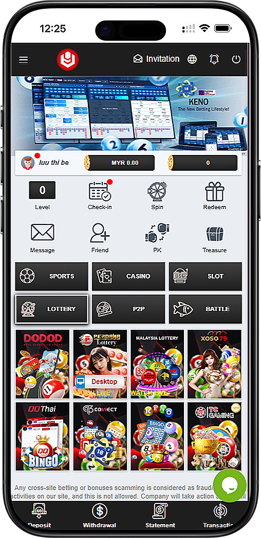 U9Play Official Lottery Mobile Lobby